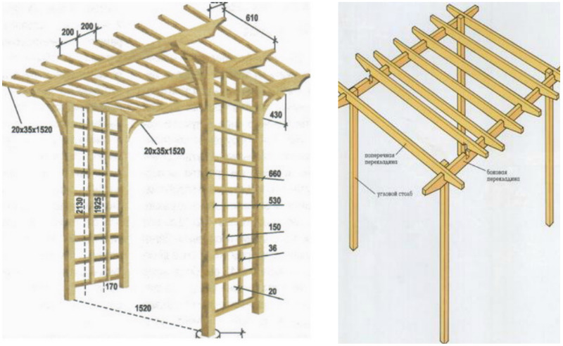 Пергола своими руками: виды, инструкция как сделать