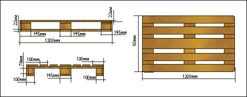Вес деревянного европаллета 1200х800: особенности эксплуатации