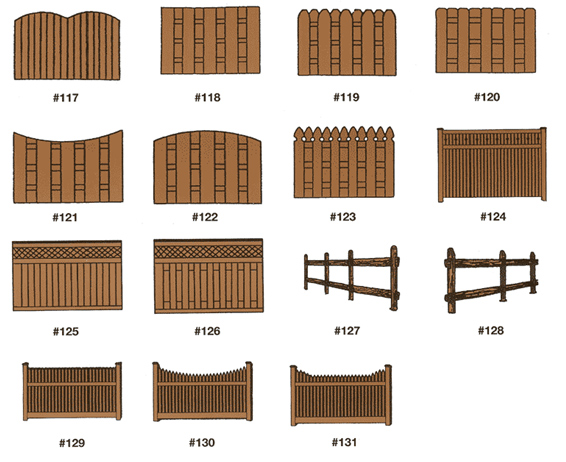 Виды деревянных заборов и особенности их применения