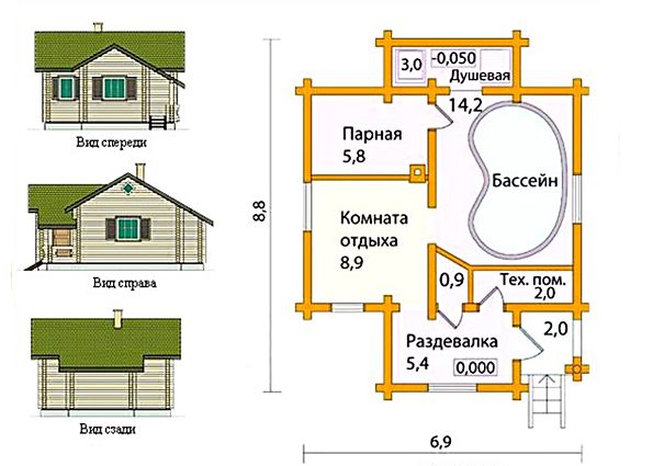 Как построить баню своими руками: выбор места, материала, нюансы проектирования, этапы монтажа