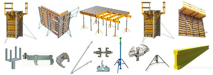 Пластиковая опалубка для фундамента, стен, колонн и перекрытий
