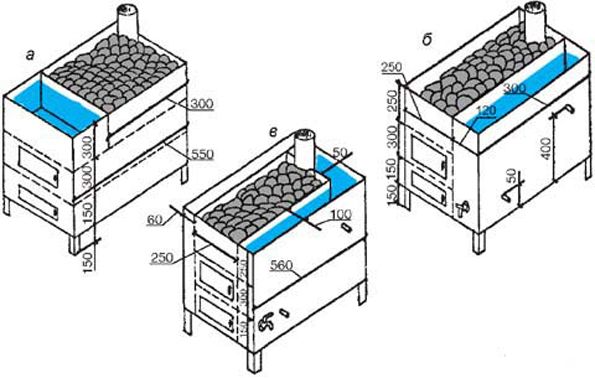 Печь для бани своими руками