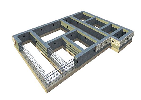 Армирование ленточного фундамента