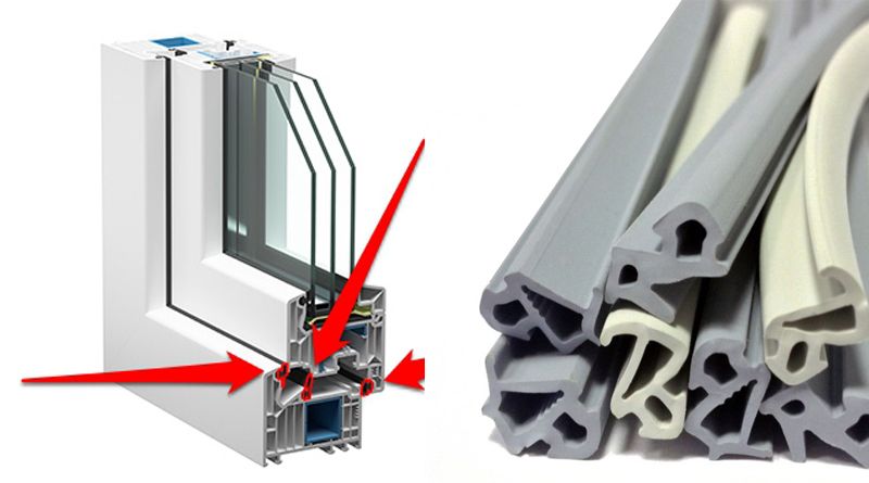 Уплотнители для окон: причины износа, виды