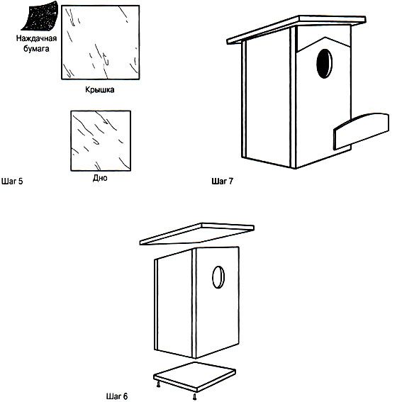 Скворечник своими руками: как сделать пошагово