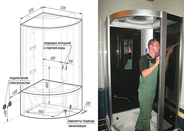 Какую душевую кабину выбрать? Установка душевой кабины своими руками