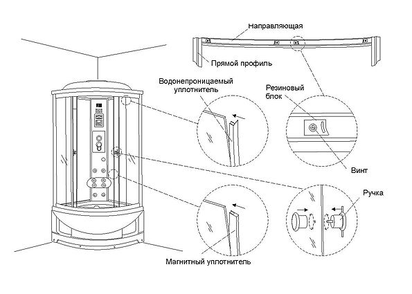 Какую душевую кабину выбрать? Установка душевой кабины своими руками